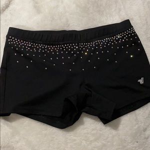 Sparkly CEA practice wear shorts